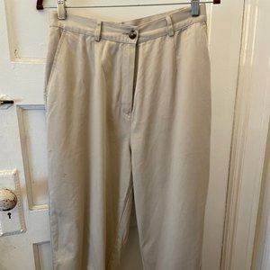 Iconic Y2K LL Bean Relaxed High Rise Khaki Chino Boyfriend Pants